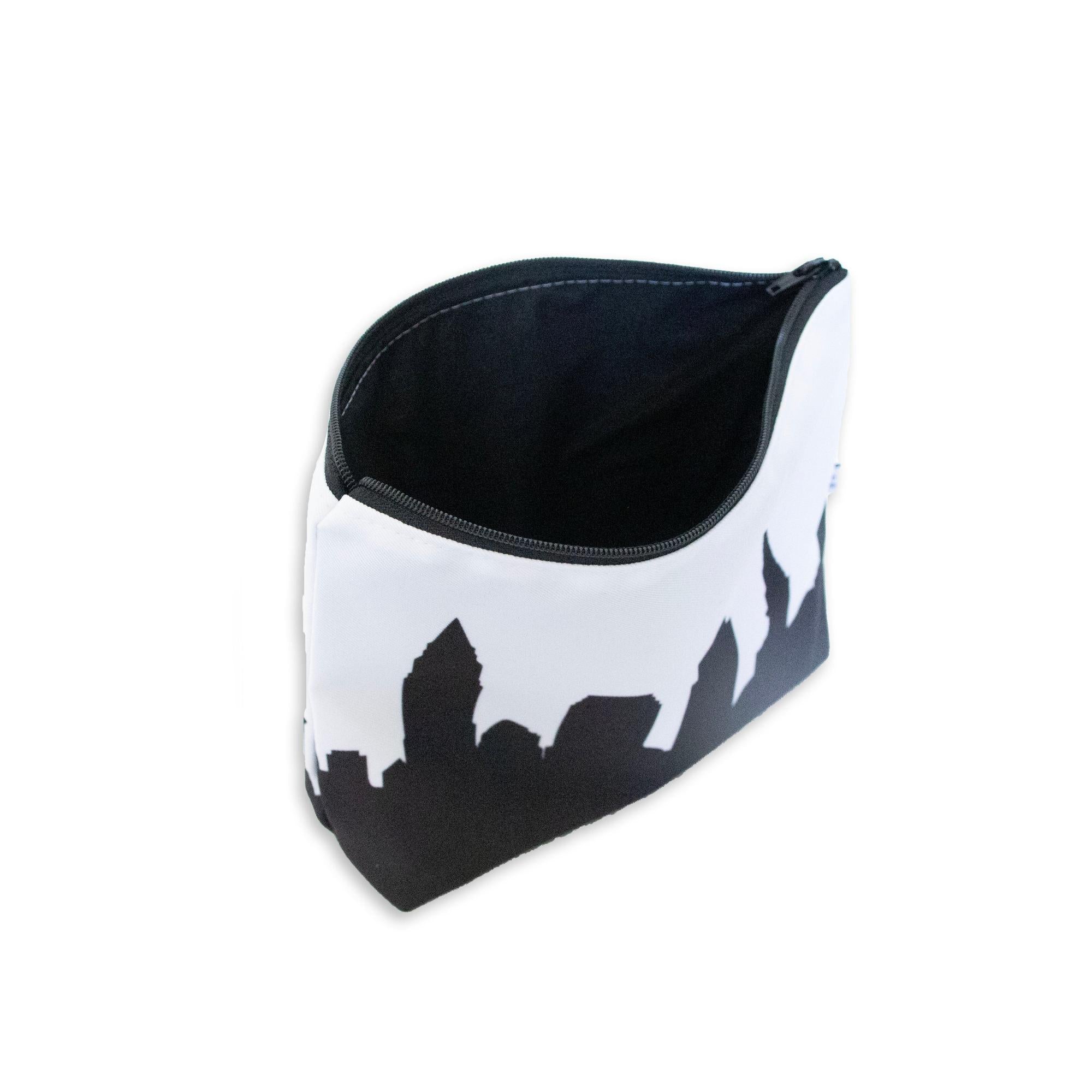 City Skyline Silhouette Canvas Travel Makeup Bag Cosmetic Case - Anne Cate - Gifts for Grads