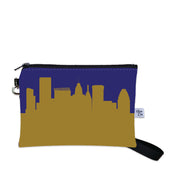 Baltimore Ravens Football Stadium Skyline Game Day Wristlet