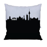 Berlin Germany Skyline Large Throw Pillow