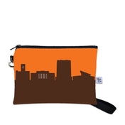 Collegiate Football Stadium Skyline Game Day Wristlet