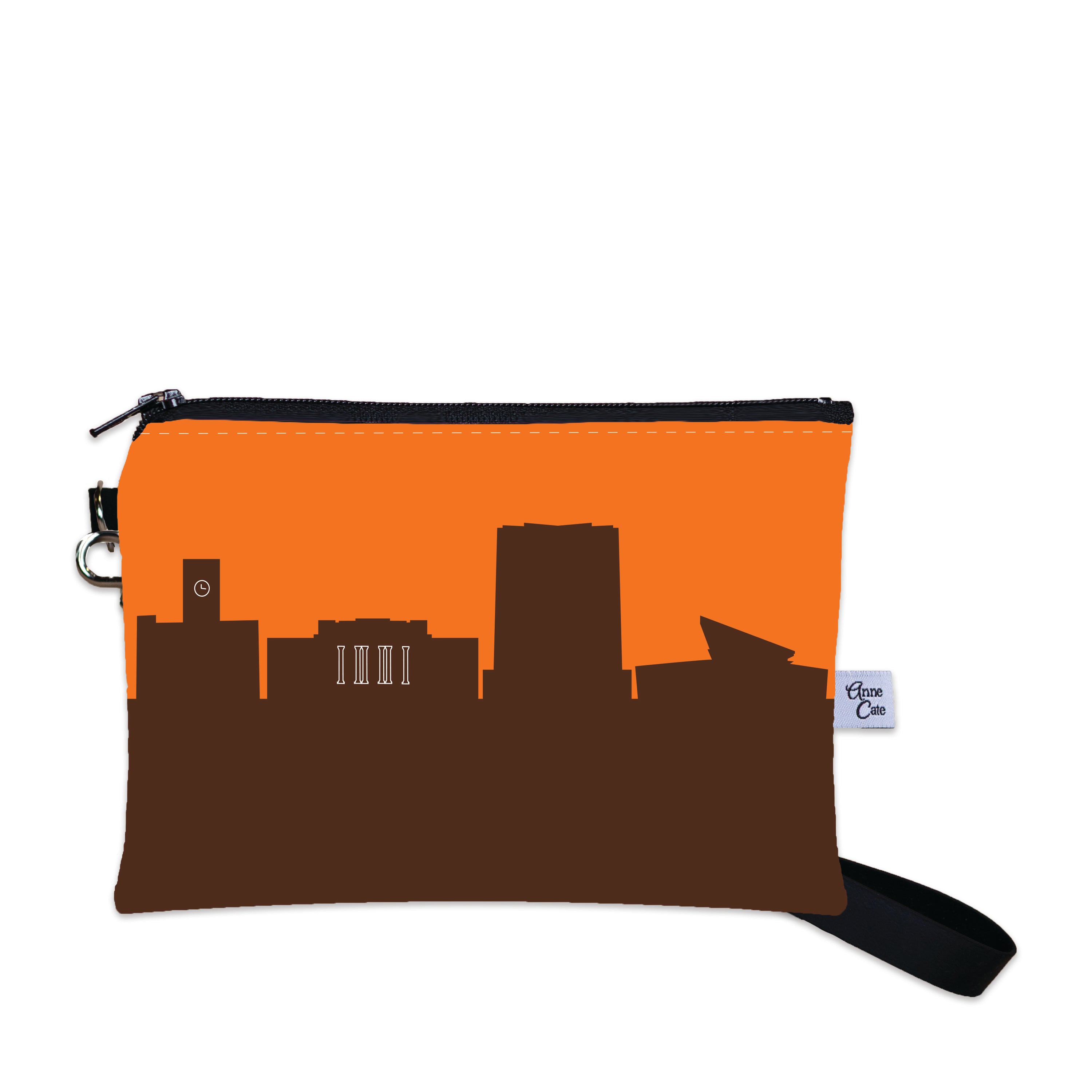 Collegiate Football Stadium Skyline Game Day Wristlet