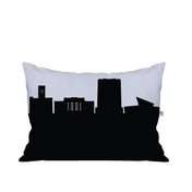 Bowling Green OH (Bowling Green State University) Skyline Lumbar Pillow