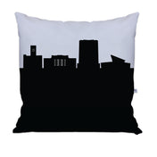 Bowling Green OH (Bowling Green State University) Skyline Large Throw Pillow
