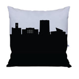 Bowling Green OH (Bowling Green State University) Skyline Large Throw Pillow
