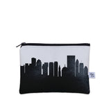 Boston MA Skyline Vegan Leather Mini Wallet