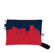 New England Patriots Football Stadium Skyline Game Day Wristlet