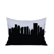 Boston MA Skyline Lumbar Pillow