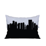 Boston MA Skyline Lumbar Pillow