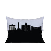 Baton Rouge LA (Louisiana State University) Skyline Lumbar Pillow