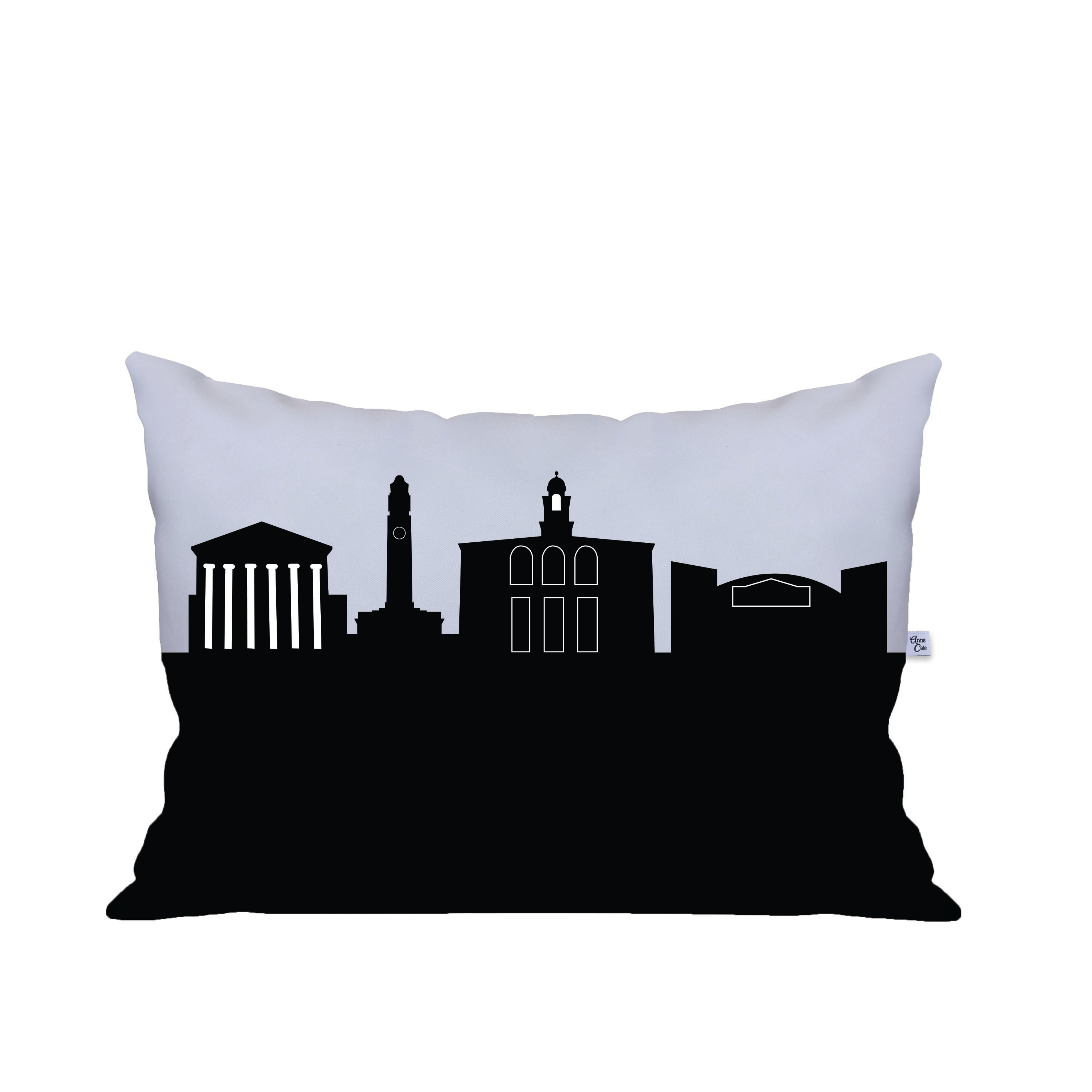 Baton Rouge LA (Louisiana State University) Skyline Lumbar Pillow