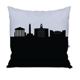 Baton Rouge LA (Louisiana State University) Skyline Large Throw Pillow