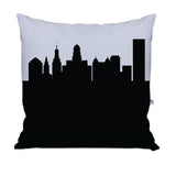Buffalo NY Skyline Large Throw Pillow