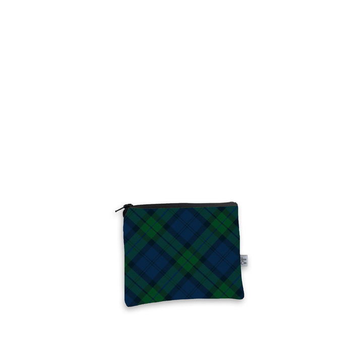 Black Watch Plaid Mini Wallet