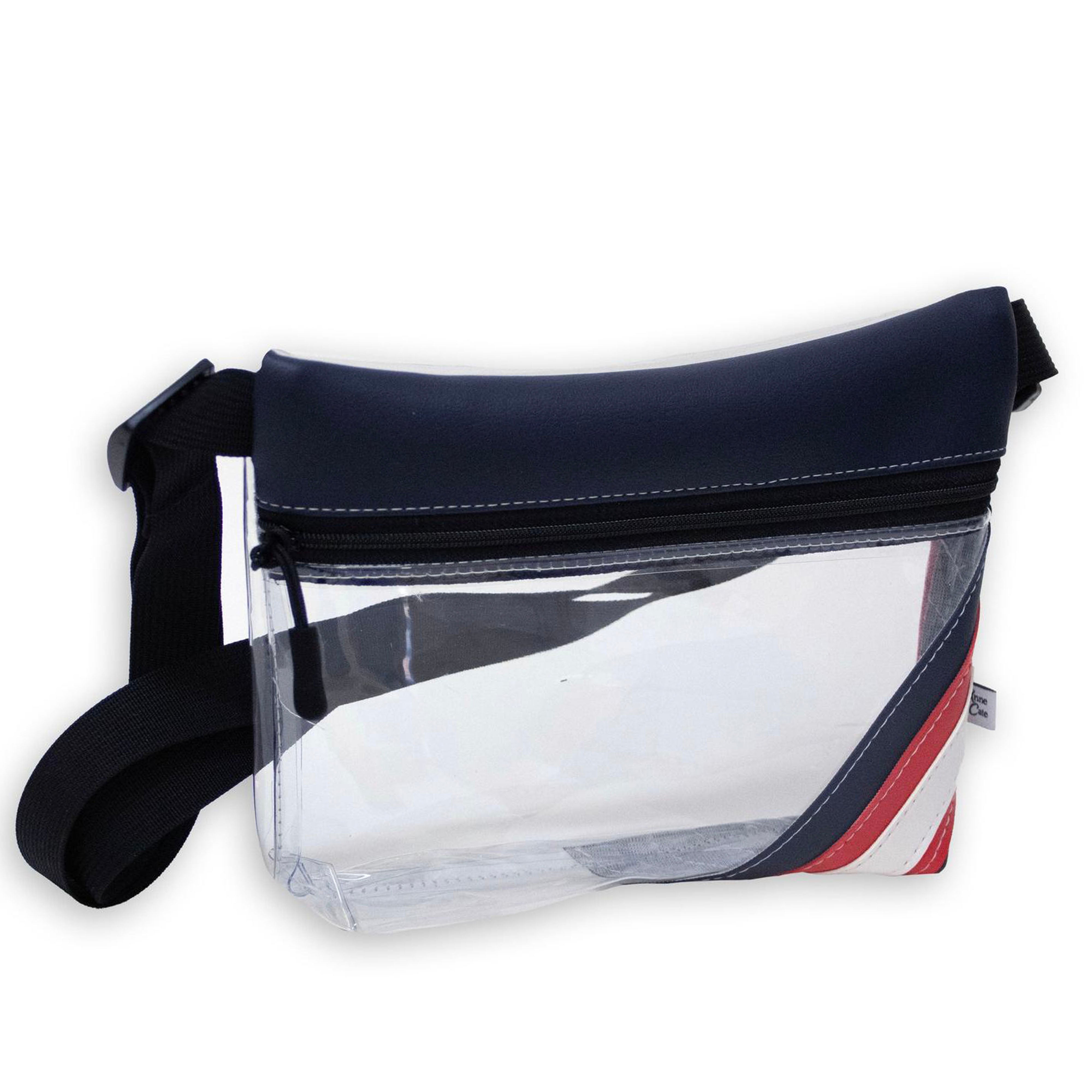 Baseball Ballpark Clear Stripe Game Day Fanny Pack-Anne Cate