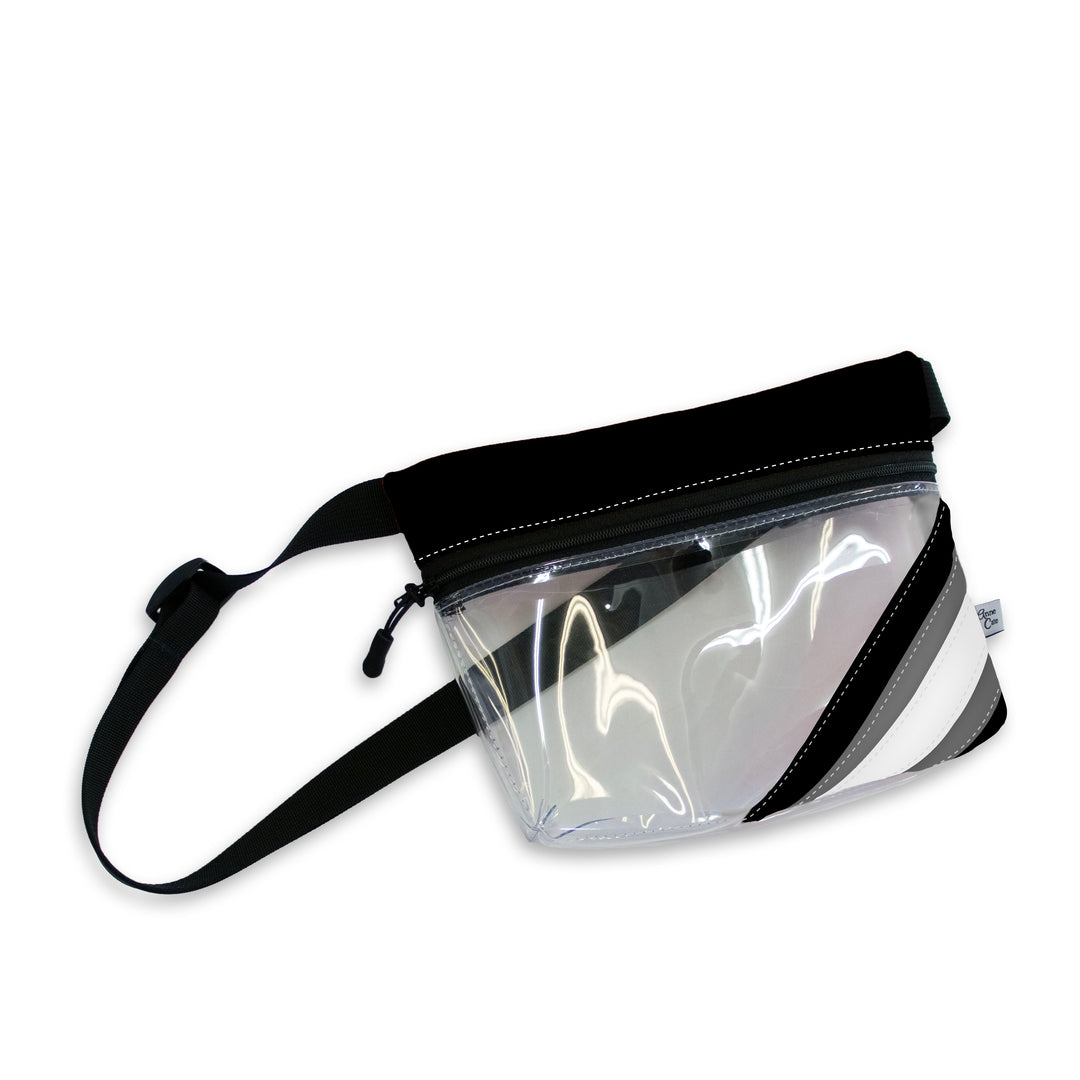 NFL Clear Stripe Game Day Belt Bag Fanny Pack