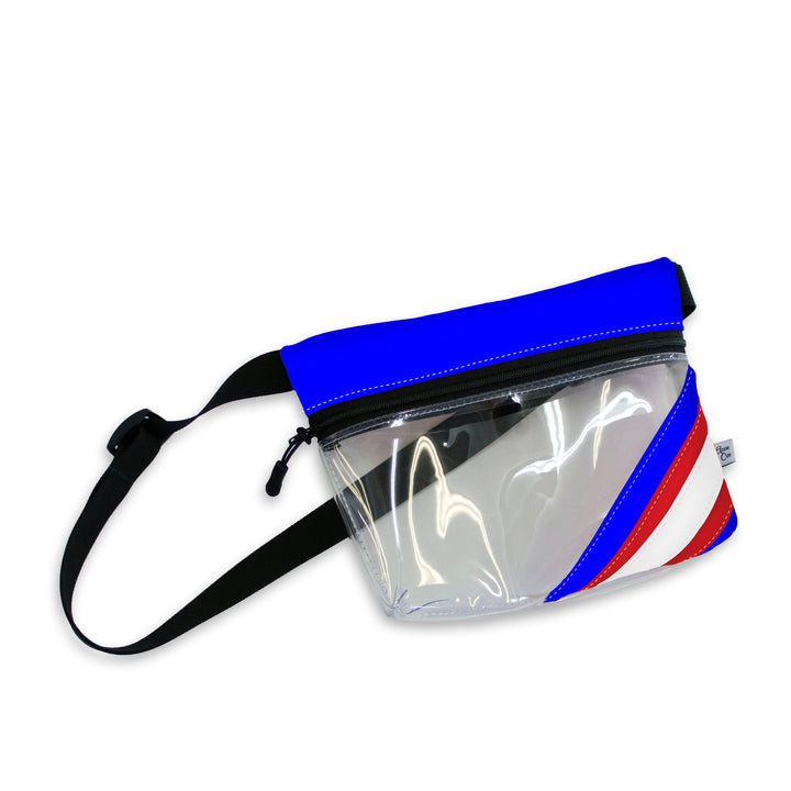 University of Kansas Clear Stripe Game Day Fanny Pack