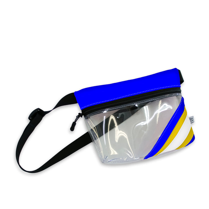 Los Angeles Chargers Clear Stripe Fanny Pack - NFL Approved