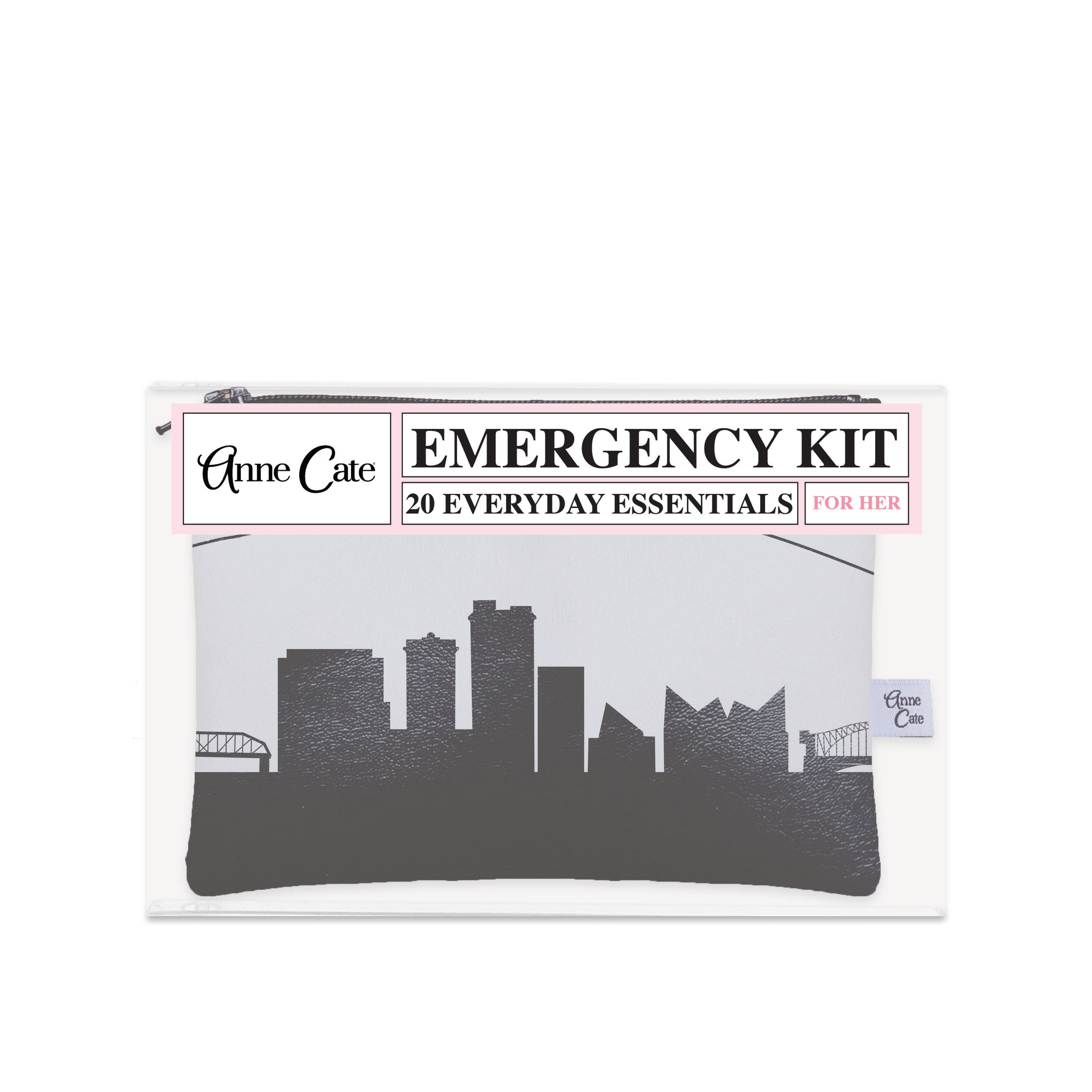 Chattanooga TN Skyline Mini Wallet Emergency Kit - For Her