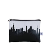 Chicago IL Skyline Vegan Leather Mini Wallet