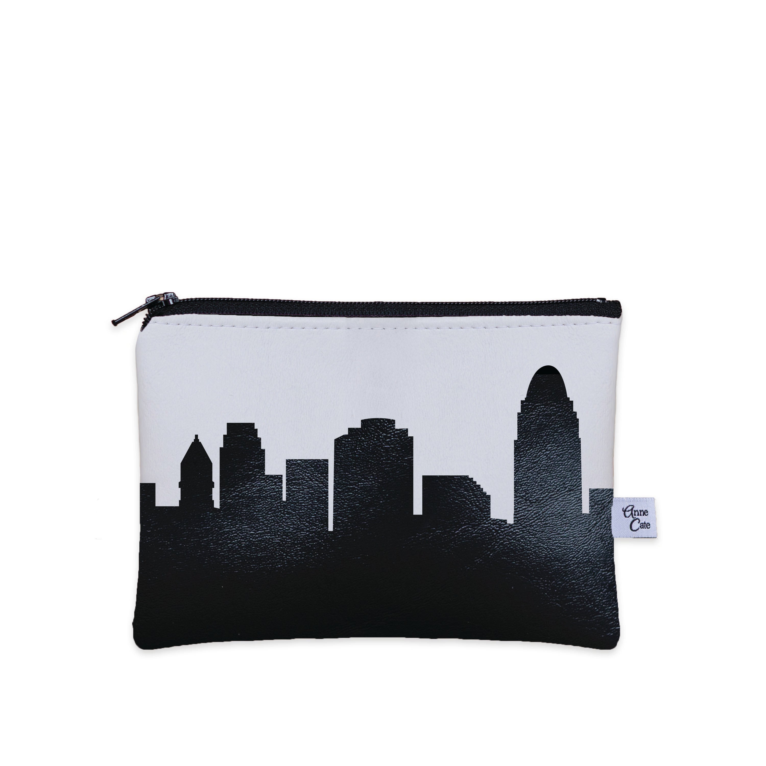 Cincinnati OH Skyline Vegan Leather Mini Wallet