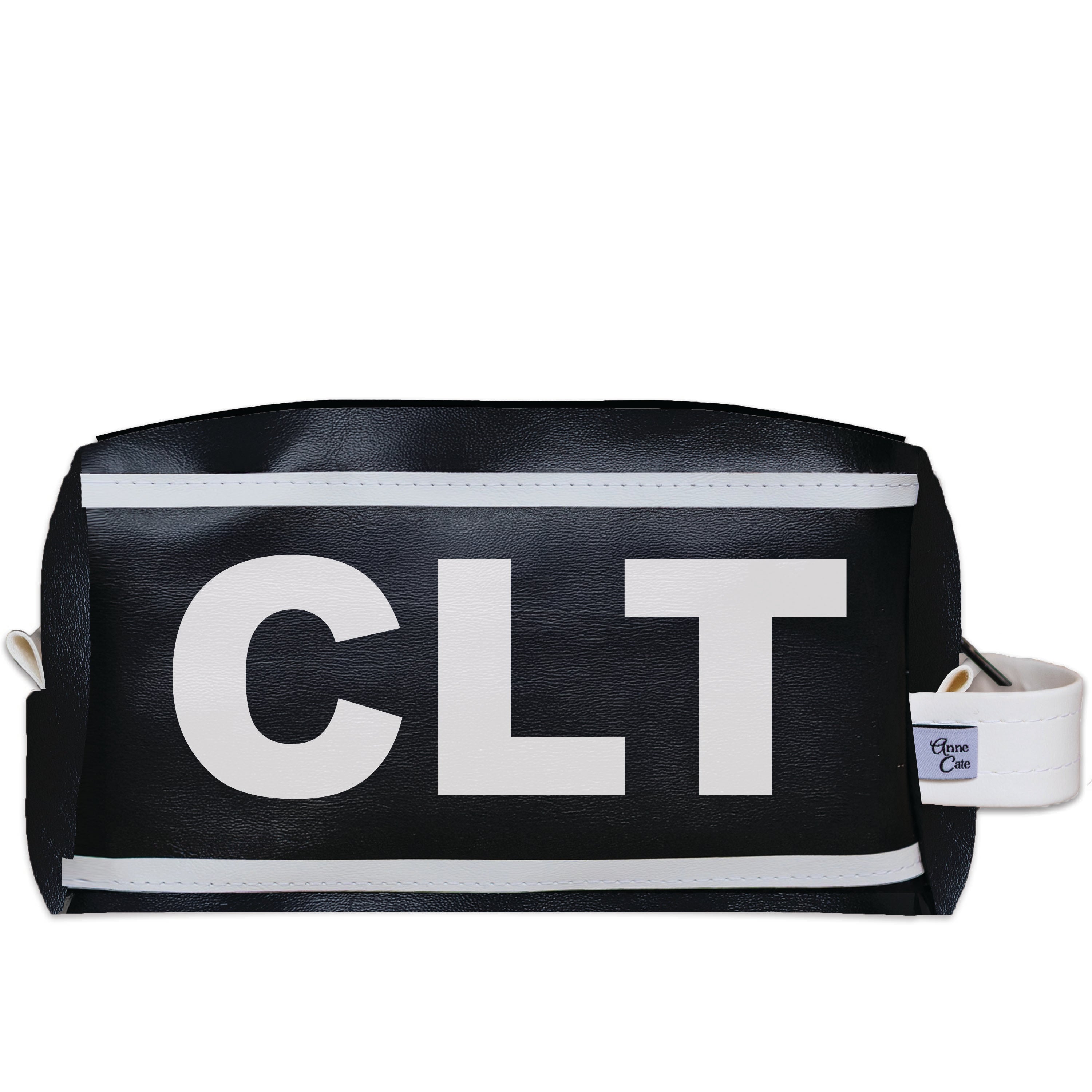 CLT (Charlotte) City Abbreviation Travel Dopp Kit Toiletry Bag-Anne Cate