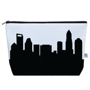 Charlotte NC Skyline Cosmetic Makeup Bag