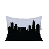 Charlotte NC Skyline Lumbar Pillow