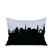 Copenhagen Denmark Skyline Lumbar Pillow