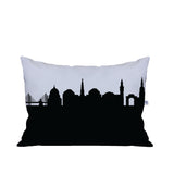 Copenhagen Denmark Skyline Lumbar Pillow
