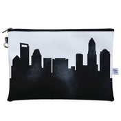 Charlotte NC Skyline Wristlet Clutch Purse