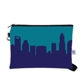 Charlotte Hornets Basketball Arena Skyline Game Day Wristlet