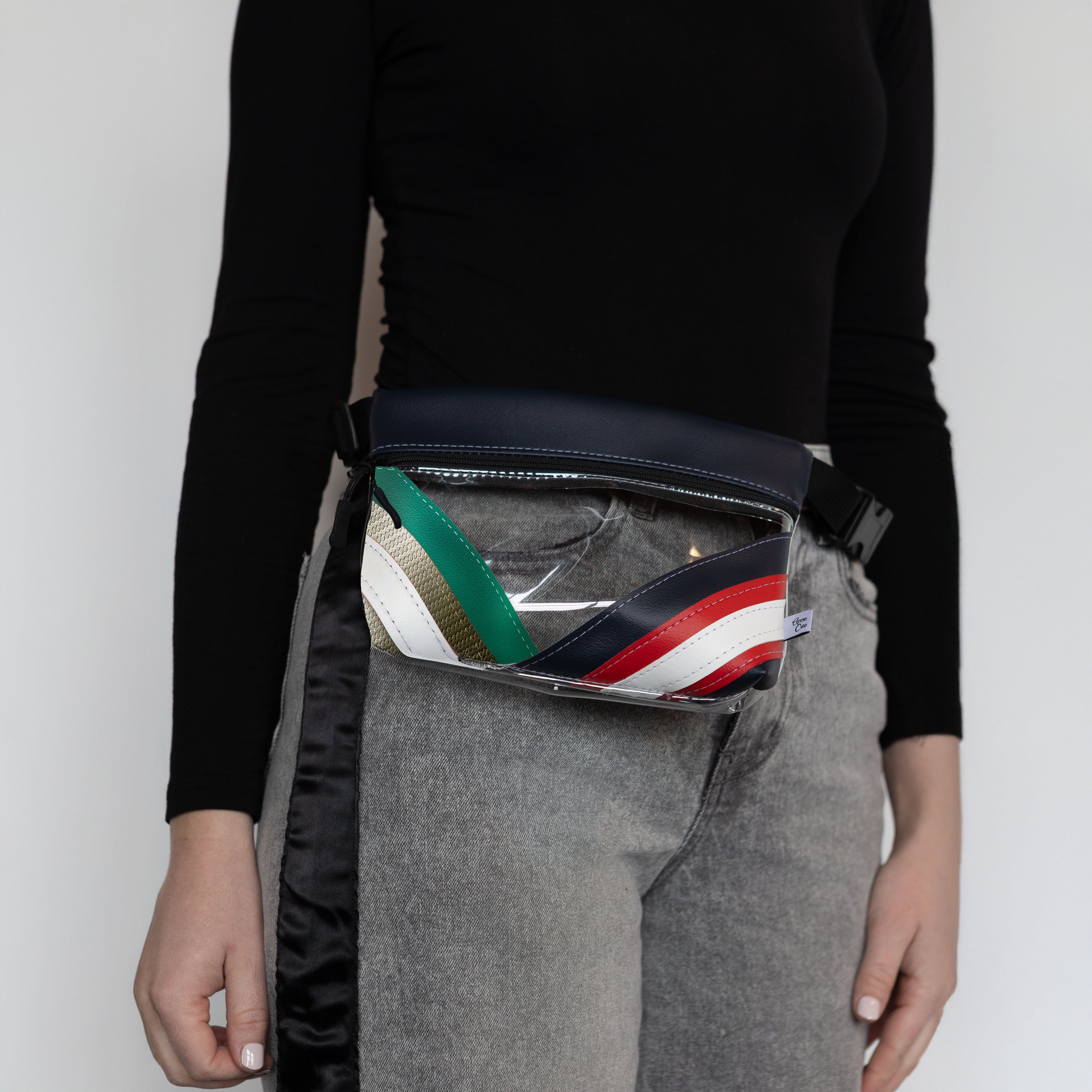 City League Clear Stripe Game Day Fanny Pack