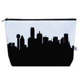 Dallas TX Skyline Cosmetic Makeup Bag
