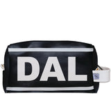 DAL (Dallas) City Abbreviation Travel Dopp Kit Toiletry Bag