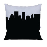 Dayton OH Skyline Large Throw Pillow