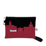 Ohio Wesleyan University Football Stadium Skyline Game Day Wristlet
