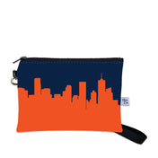 Football Stadium Skyline Game Day Wristlet