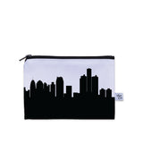 Detroit MI Skyline Canvas Mini Purse