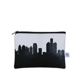 Detroit MI Skyline Vegan Leather Mini Wallet