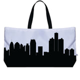 Detroit MI Skyline Weekender Tote
