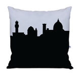 Florence Italy Skyline Large Throw Pillow