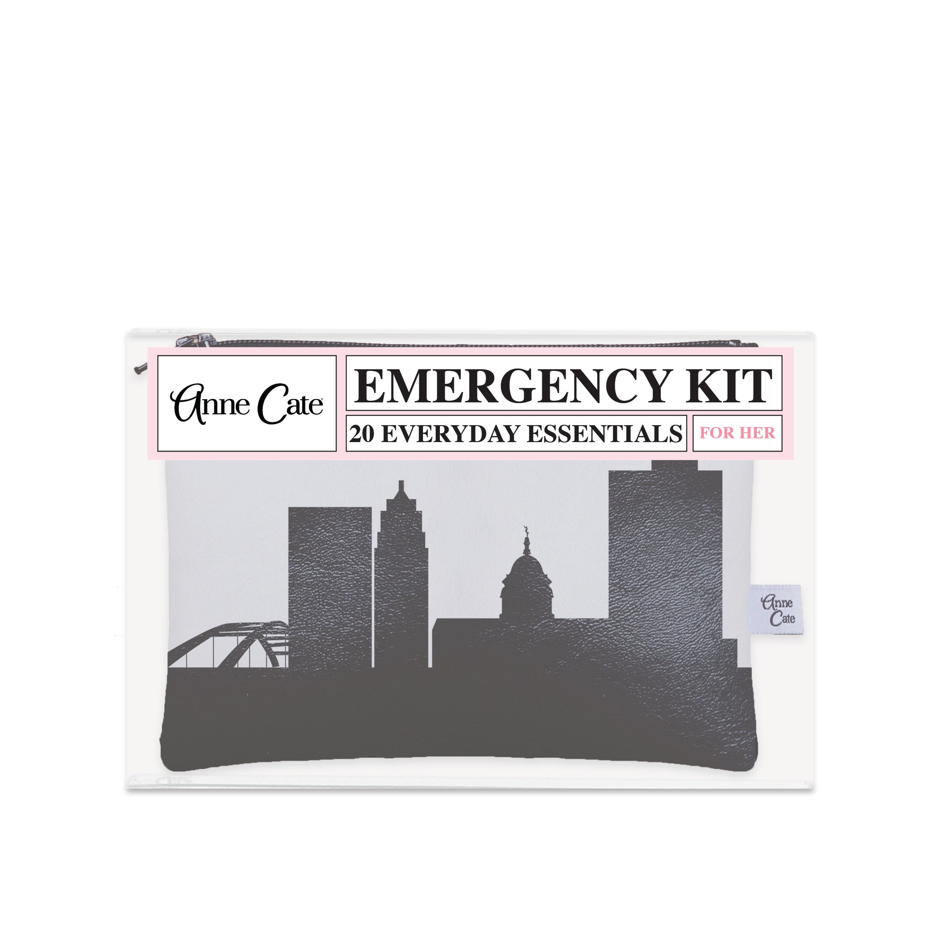 Fort Wayne IN Skyline Mini Wallet Emergency Kit - For Her