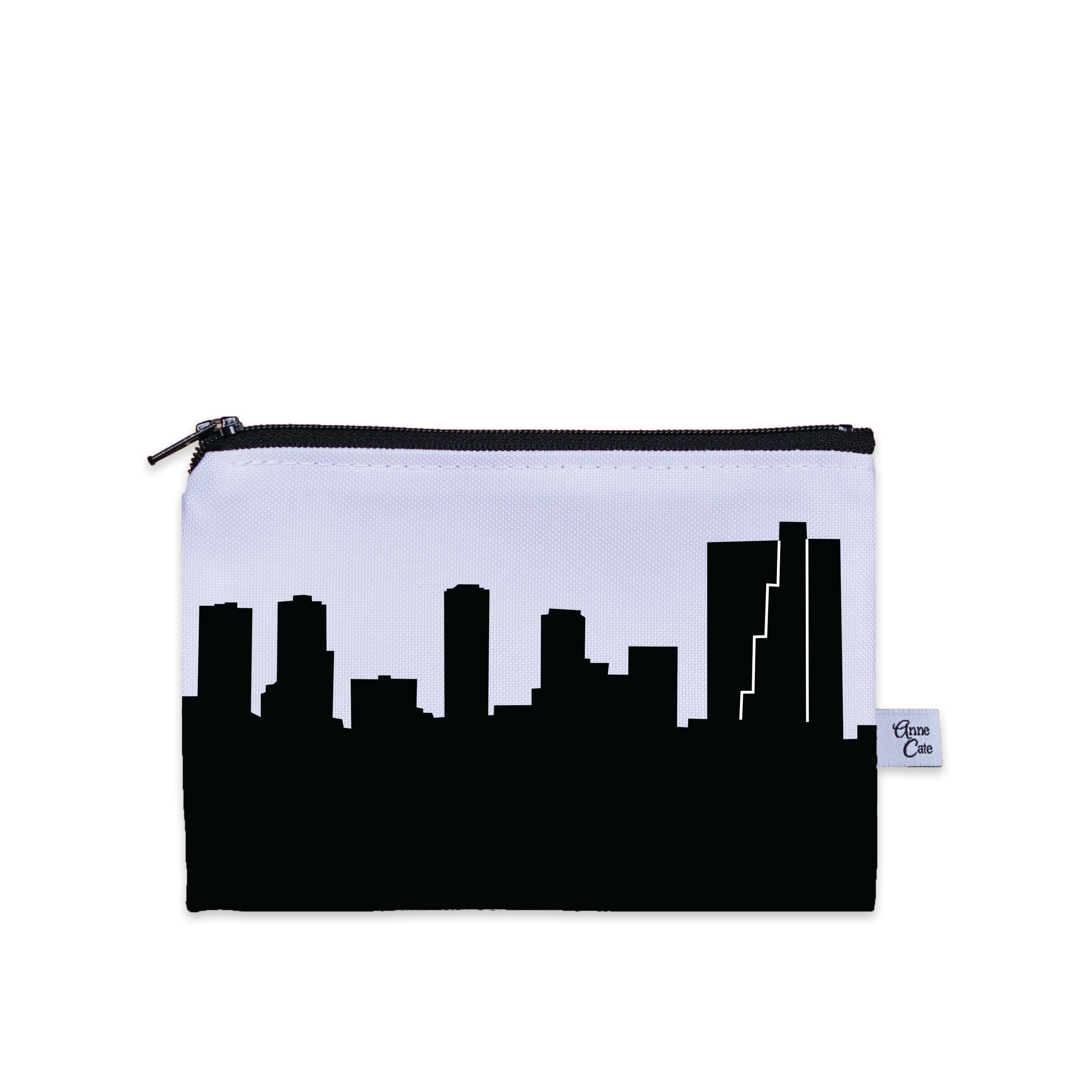 Fort Worth TX Skyline Canvas Mini Purse