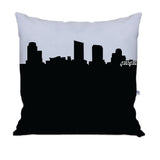 Grand Rapids MI Skyline Large Throw Pillow