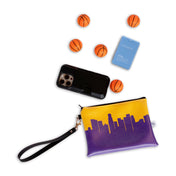 Atlanta Hawks Basketball Arena Skyline Game Day Wristlet