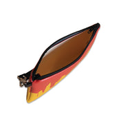 City Skyline Silhouette Team Colored Stadium Approved Football Game Day Wristlet - Anne Cate - NFL Approved Size, Stadium Regulation Purse - 4.5 x 6.5" Size