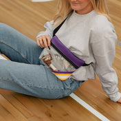 NBA Team Colored Stadium Approved Basketball Clear Game Day Fanny Pack Belt Bag - Anne Cate - NBA Approved Size, Stadium Regulation Purse - Clear Fanny Pack