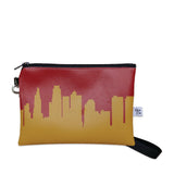 Kansas City Chiefs Football Stadium Skyline Game Day Wristlet