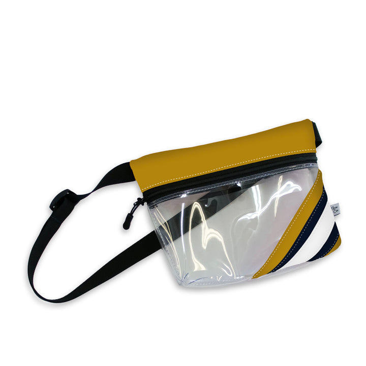 Purdue University Clear Stripe Game Day Fanny Pack