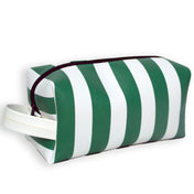 Green Stripes Beach Sunscreen Bag / Beach Pouch-Anne Cate